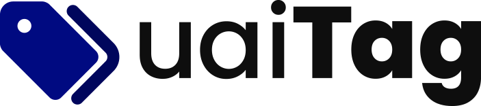 logo uaitag azul